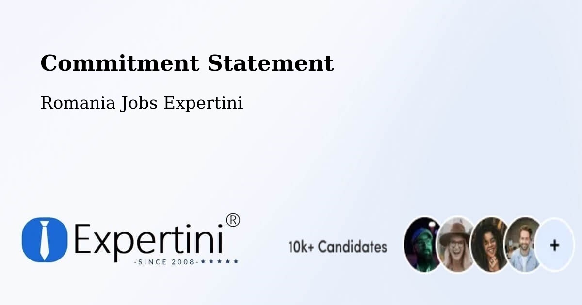 Corporate Commitment – Comuna Obârşia Cloşani - Romania Jobs Expertini